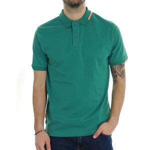 POLO CONTRASTI VERDE